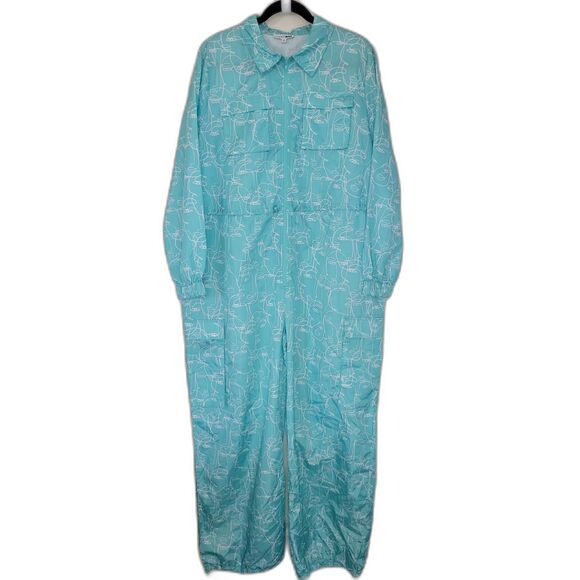 Fashion Nova Everywhere I See Your Face Jumpsuit - Mint - Picture 1 of 6